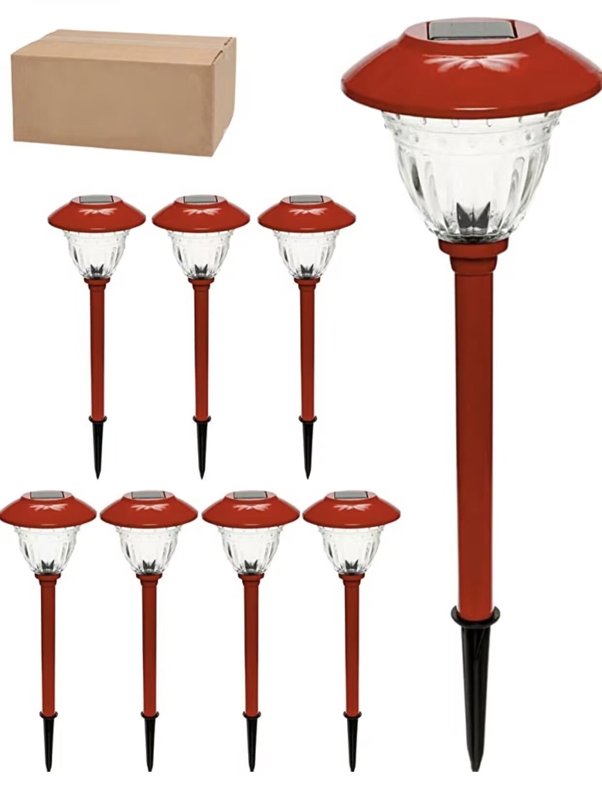 8-pak Lamp Ogrodowe Solarne LED | Plenerowy