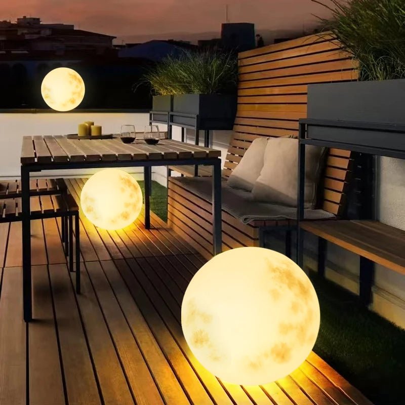Lampa Ogrodowa w Kształcie Księżyca | Plenerowy