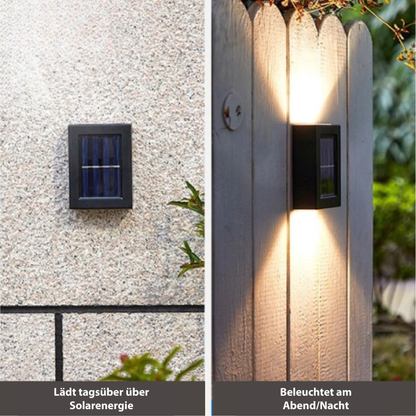 Bezprzewodowe Lampy Ogrodowe Solarne ścienne LED