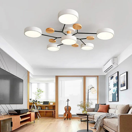 Designerska Lampa Sufitowa Skandynawska