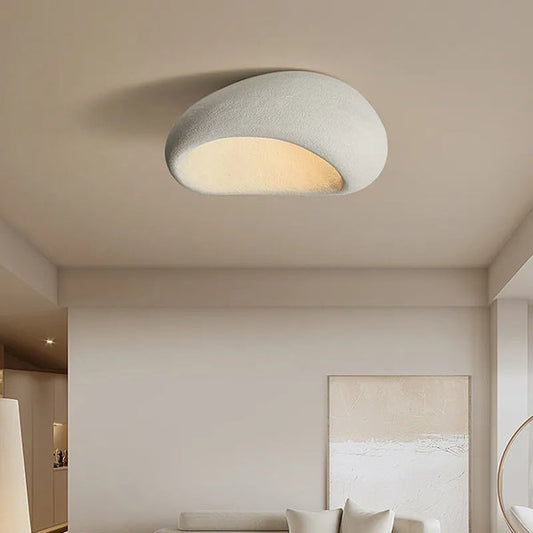 Lampa Sufitowa w Stylu Wabi-Sabi