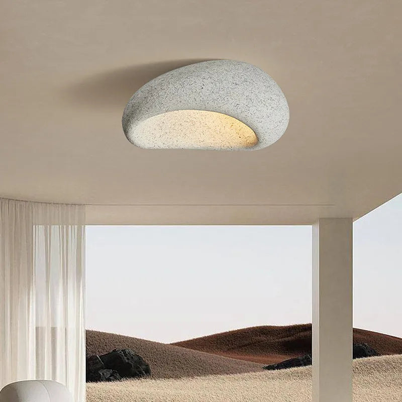 Lampa Sufitowa w Stylu Wabi-Sabi
