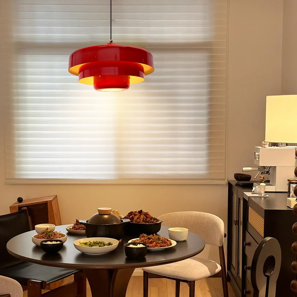 Nowoczesna Szklana Lampa Sufitowa w Stylu Skandynawskim | Lampa Wisząca