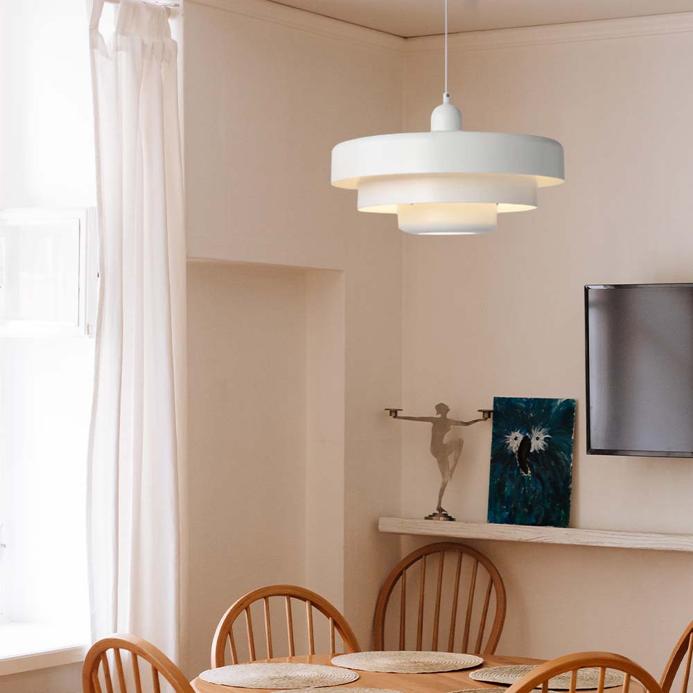 Nowoczesna Szklana Lampa Sufitowa w Stylu Skandynawskim | Lampa Wisząca