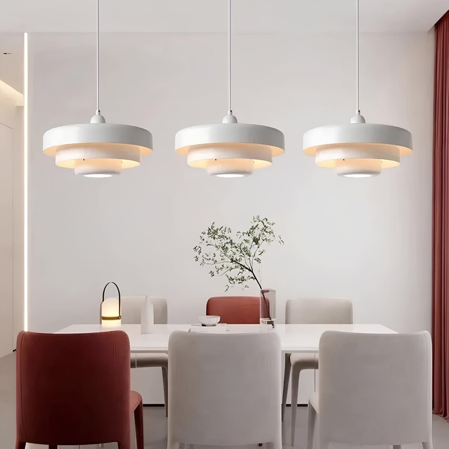 Nowoczesna Szklana Lampa Sufitowa w Stylu Skandynawskim | Lampa Wisząca